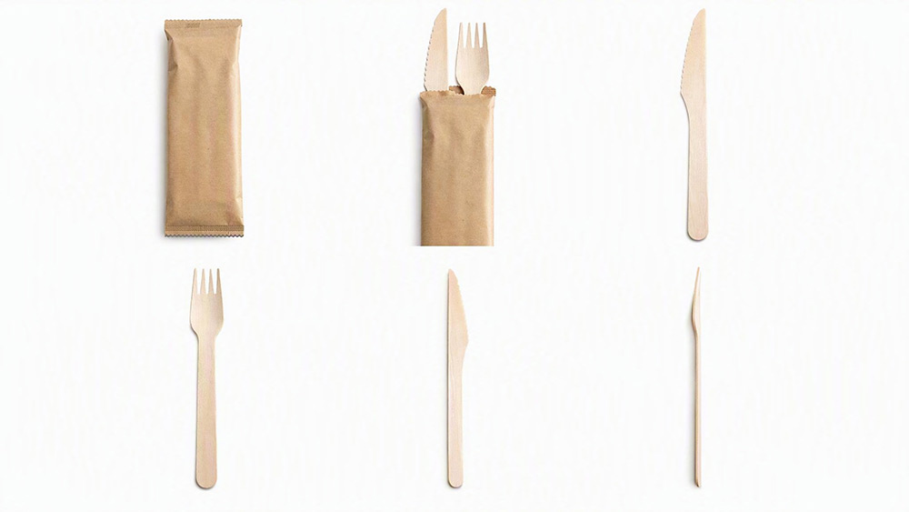 wooden fork and knife